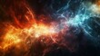 © fledermausstudio - Abstract Nebula with Glowing Energy Cosmic Current