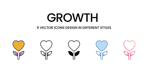 Web  Icons different style vector stock illustration