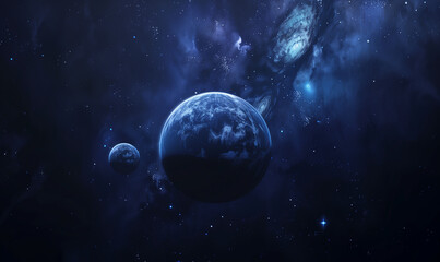 Cosmic star nebula background illustration