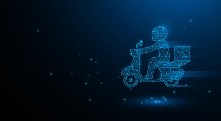 Wall Mural - Motorcycle Technology graphic design background. Vector illustration. Vector car technology circuit lines. Technology vector background.Eps10 vector illustration.	
