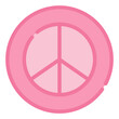 © iconisme - Peace Icon in Filled Line Style