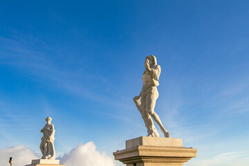 a statue inside Ba Na Hills in Vietnam