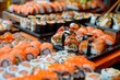 © STOCK IMAGES STALL - Sushi dish. Japanese food. Lifestyle. Shallow focus