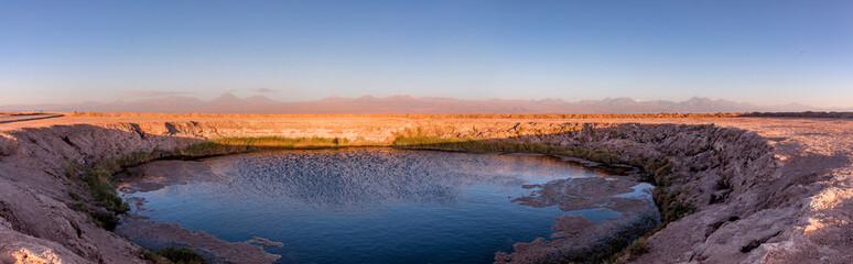 Wall Mural - desert landscape of the Atacama salt flat, Chile