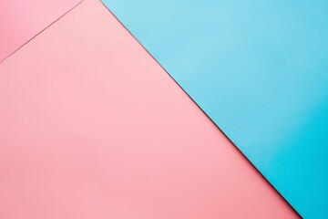 Sticker - A pink and blue background with a white line in the middle