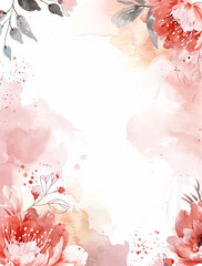Wall Mural - A vertical A4 journal page, designed for daily reflections, with a subtle artistic border