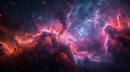 Wall Mural - space nebula background.stock image