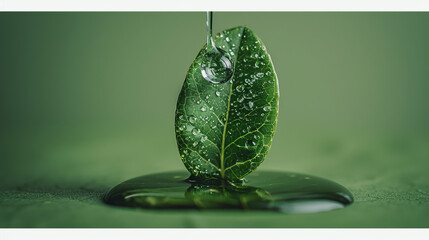 award winning national geographic rule of thirds, photograph of a crystal clear drop of water about 