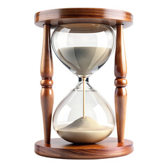 an hourglass transparent background