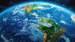© Emile - high resolution satellite view of planet earth focused on south and central america brazil and amazon rainforest elements of this image furnished .illustration stock image