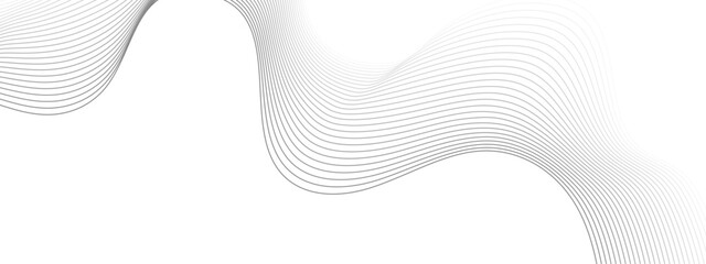 Wall Mural - abstract grey, white smooth element swoosh speed wave modern stream transparent background. technolo