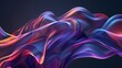 © Farid - abstract multi-colored wave pattern that is shiny and flowing in a modern style