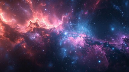 Wall Mural - space nebula background.stock photo