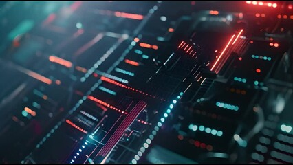 Poster - Charts and graphs motion. Graphs and charts motion in the background of a financial report. Abstract futuristic stock markets interface concept. Animated crypto currency commerce textures. Seamless