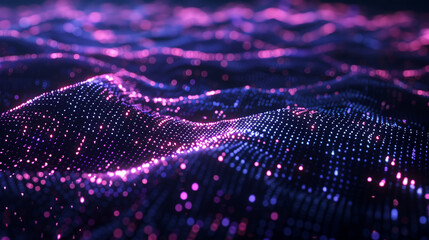 ech backdrop featuring glowing fiber optic links, quantum computing network, and electronic global intelligence