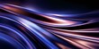 © Maquette Pro - Rich Blue Background with Fluid White Lines