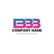 © Designifier - Letter BBB initial logo design