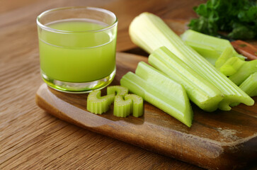 Sticker - superfood drink made from celery for a healthy diet