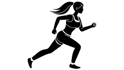 Wall Mural -  joging and svg file