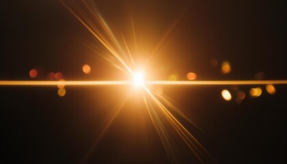 gold warm color bright lens flare rays light flashes leak movement for transitions on black background movie titles and overlaying