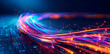 © PixeloAI - High Speed Optical Fiber Data Transfer, Advancing Ultra-Fast Broadband, Digital Network Connectivity, Electronic Motion, and Cyber Evolution