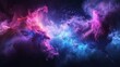 © Rattanathip - Vibrant, colorful space nebula with pink and blue swirls creating a mesmerizing cosmic scene. Perfect for backgrounds and wallpapers.