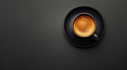 Canvas Print - A Cup of Coffee on a Saucer