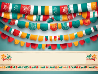 Wall Mural - Cinco de Mayo May 5. federal holiday in Mexico. banner design and poster design. flag and decorations design.