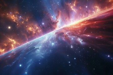 Wall Mural - Epic Space Collision