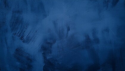 Canvas Print - Closeup of a canvas with textured background and abstract blue brush strokes