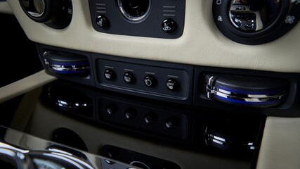 Wall Mural - Heater controls in a car