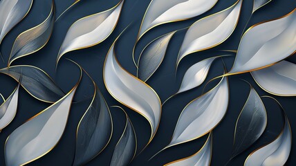 Fototapete - Versatile vector background with abstract design elements.