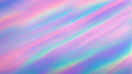 Wall Mural - purple background texture iridescent effect holographic backdrop rainbow bright gradient cute dreamy pattern pink blue color 