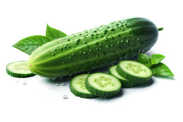 Wall Mural - Raw Cucumber low calorie snack