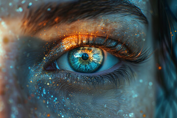 Wall Mural - questioning the nature of reality and existence, pondering the boundaries of perception and consciou