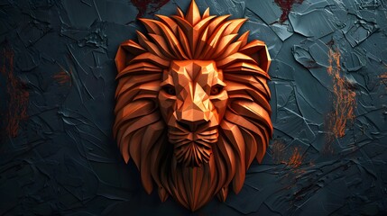 Wall Mural - Lion Head