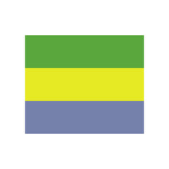 Wall Mural - Gabon flag