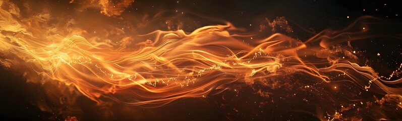 Wall Mural - abstract blaze fire flame texture for banner background