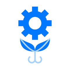 Sustainability Blue Flat