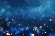 © MUdaylah - Silvester party New year background banner panorama long- sparklers and bokeh lights on dark blue night sky texture, with space for text with generative ai