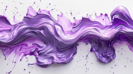 Wall Mural -  a purple splash liquid background