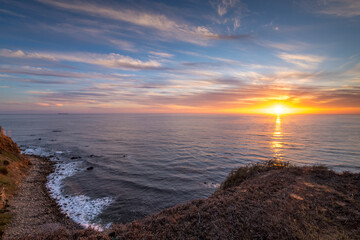 Wall Mural - Tranquil Sunset Over Point Vicente