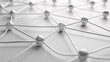 © Apiwat - A minimalist network design featuring white and silver light nodes connected by smooth lines, representing organized data flow and professional connectivity