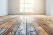 © dendyh7 - Interior background with wooden floor created with generative ai
