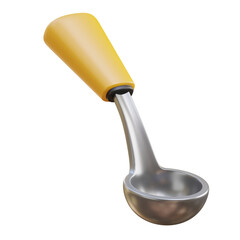 Ladle kitchenware 3D icon