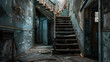 © AhmadSoleh - an abandoned staircase with a rusty surface