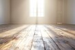 © dendyh7 - Interior background with wooden floor created with generative ai
