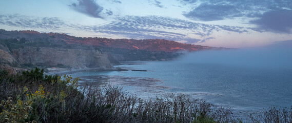 Wall Mural - Mystical Marine Layer in Rancho Palos Verdes