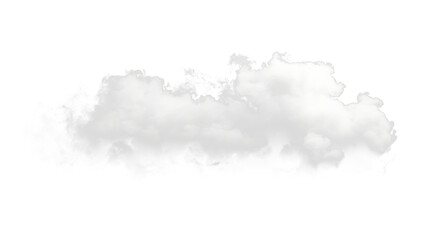Canvas Print - realistic cloud fog overlay isolated on the transparent background