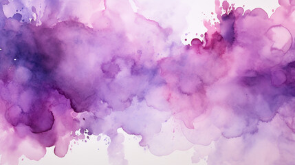 Wall Mural - Lilac, violet, purple abstract watercolor background texture. High resolution colorful watercolor texture for cards, backgrounds, fabrics, posters. Hand draw backdrop